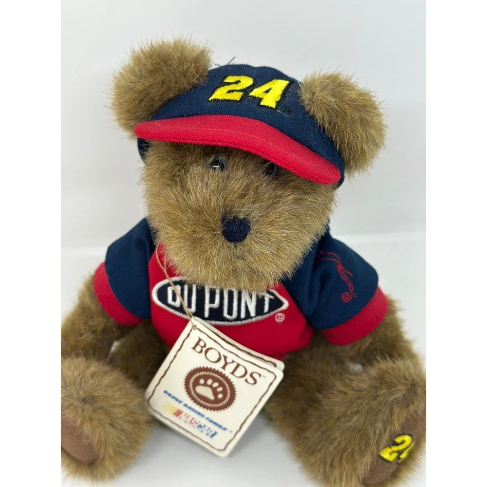 Boyds Bears NASCAR Jeff‎ Gordon #24 DuPont Teddy Bear Racing Plush Collectible
